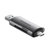 Axagon CRE-SAC USB 3.2 Type-A és Type-C SD/microSD kártyaolvasó
