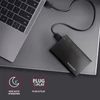 Axagon EE25-A6M USB 3.2 fekete csavar nélküli külső alumínium 2,5