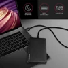 Kép 12/12 - Axagon EE25-SLC USB 3.2 fekete csavar nélküli külső HDD/SSD ház