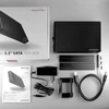 Axagon EE35-XA3 USB 3.0 fekete külső alumínium 3,5