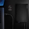 Axagon EE35-XA3 USB 3.0 fekete külső alumínium 3,5
