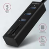 Kép 7/10 - Axagon HMA-CR3A 3 portos USB3.2. Gen 2 fekete HUB kártyaolvasóval