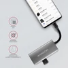 Axagon HMC-4G2 4 portos USB3.2. Gen 2 ezüstfekete HUB