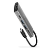 Kép 8/13 - Axagon HMC-5G2 5 portos USB3.2. Gen 2 ezüstfekete HUB