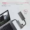 Kép 11/13 - Axagon HMC-5G2 5 portos USB3.2. Gen 2 ezüstfekete HUB