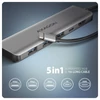 AXAGON HMC-5H USB-C 5Gbps 5in1 hub Silver