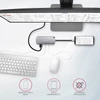 Axagon HMC-6M2 SUPERSPEED USB-C COMBO ezüstfekete 6IN1 HUB