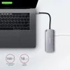 Axagon HMC-6M2 SUPERSPEED USB-C COMBO ezüstfekete 6IN1 HUB