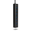 Axagon HUE-SA7BP 7 portos USB3.0 gyorstöltő fekete HUB