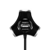 Kép 9/15 - Axagon HUE-X3B Trinity 4 portos USB2.0 hosszú kábeles fekete HUB