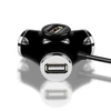 Kép 13/15 - Axagon HUE-X3B Trinity 4 portos USB2.0 hosszú kábeles fekete HUB