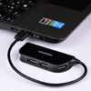 Kép 7/8 - Axagon HUE-X4B 4 portos USB2.0 fekete HUB