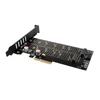 Kép 10/16 - Axagon PCEM2-D PCI-Express - NVME+NGFF M.2 adapter