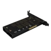 Axagon PCEM2-DC PCI-Express - NVME+NGFF M.2 hűtővel ellátott adapter