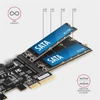 Kép 9/12 - Axagon PCES-SA4M2 2db belső SATAIII portos + 2db SATA M.2 foglalat PCI-Express kártya