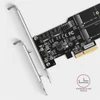 Kép 11/12 - Axagon PCES-SA4M2 2db belső SATAIII portos + 2db SATA M.2 foglalat PCI-Express kártya