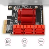 Kép 8/8 - Axagon PCES-SA6 6 db belső SATAIII portos 2 sávos PCI-Express kártya