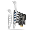Kép 6/8 - Axagon PCEU-43RS 4db USB 3.2 gen1 portos PCI-Express kártya
