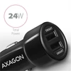 Kép 11/11 - Axagon PWC-5V5 2.4A + 2.4A fekete autós töltő