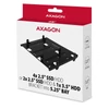 Kép 21/22 - Axagon RHD-435 5,25"-ről 4 db 2,5" vagy 1 db 3.5" és 2 db 2.5" SSD / HDD beépítő keret