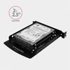 Kép 12/20 - Axagon RHD-P25 3,5"vagy PCI slotba 2x2,5" fekete SSD / HDD beépítő keret