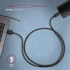 Axagon BUCM3-AM10AB USB-C 3.2 Gen 1 - USB-A 1 m fekete kábel