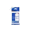 Brother TZe-FA4 P-touch Textil szalag (18mm) White on Blue - 3m