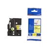 Kép 1/2 - Brother TZE-FX651 laminált P-touch flexibilis szalag (24mm) Black on Yellow - 8m