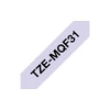 Kép 1/4 - Brother TZe-MQF31 laminált P-touch szalag (12mm) Black on Pastel Purple - 4m