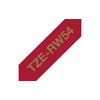 Brother TZe-RW54 selyem szövet P-touch szalag (24mm) Gold on Red - 4m