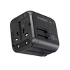 TÖLTŐ USB-C+A*3 (30W, fekete, travel, US,UK,EU,AU),Choetech
