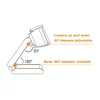 Kép 8/9 - Conceptronic Webkamera - AMDIS02B (2592x1944 képpont, Auto-fókusz, 30 FPS, USB 2.0, univerzális csipesz, mikrofon)