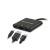 Conceptronic Notebook Dokkoló - DONN01B (Bemenet: USB-C, Kimenet: HDMI+USB-C PD:60W+USB-A 3.0, fekete)