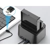 Kép 9/9 - Conceptronic HDD/SSD Dokkoló - DONN12B (2 fiók, USB3.0, 2,5/3,5", Max.: 32TB, klónozás funkció, fekete)