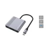 Conceptronic Notebook Dokkoló - DONN11G (Bemenet: USB-C, Kimenet: 2xHDMI+USB-C PD:100W+USB-A, ezüst)