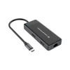 Conceptronic Notebook Dokkoló - DONN14G (Bemenet: USB-C, Kimenet: 2xHDMI+USB-C PD:100W+3xUSB-A+RJ-45, fekete)