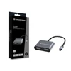 Conceptronic Notebook Dokkoló - DONN16G (Bemenet: USB-C, Kimenet: HDMI+VGA+USB-A PD:100W, ezüst)