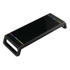 Kép 7/10 - Conceptronic Monitor állvány - THORNE01B (állítható RGB, 4x USB2.0, beépített fiók, összecsukható, Max.: 10kg, fekete)
