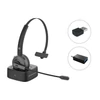 Conceptronic Vezeték nélküli Fejhallgató - POLONA03BDA (BT+ USB adapter, hangerőszabályzó, felhajtható mikrofon, fekete)