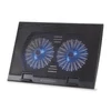 Kép 6/10 - Conceptronic Notebook Hűtőpad 17"-ig - THANA02B (USB, 2x12,5cm, állítható magasság, csúszásmentes, fekete)