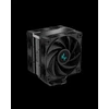 DeepCool CPU Cooler - AK400 ZERO DARK PLUS (28 dB; max, 101,02 m3/h; 4pin, 4 db heatpipe, 12cm, PWM)