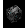 DeepCool CPU Cooler - AK400 ZERO DARK PLUS (28 dB; max, 101,02 m3/h; 4pin, 4 db heatpipe, 12cm, PWM)