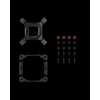 DeepCool CPU Cooler - AK400 ZERO DARK PLUS (28 dB; max, 101,02 m3/h; 4pin, 4 db heatpipe, 12cm, PWM)