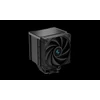 DeepCool CPU Cooler - AK500 ZERO DARK (31,5 dB; max, 88,75 m3/h; 4pin csatlakozó, 5 db heatpipe, 12cm, PWM)