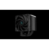 DeepCool CPU Cooler - AK500 ZERO DARK (31,5 dB; max, 88,75 m3/h; 4pin csatlakozó, 5 db heatpipe, 12cm, PWM)