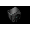 DeepCool CPU Cooler - AK500 ZERO DARK (31,5 dB; max, 88,75 m3/h; 4pin csatlakozó, 5 db heatpipe, 12cm, PWM)