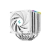 DeepCool CPU Cooler - AK620 DIGITAL SE WH (28 dB; max, 117,21 m3/h; 4pin csatlakozó, 6 db heatpipe, 2x12cm, PWM, RGB)