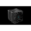 DeepCool CPU Cooler - AK620 ZERO DARK (28 dB; max, 117,21 m3/h; 4pin csatlakozó, 6 db heatpipe, 2x12cm, PWM)