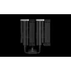 DeepCool CPU Cooler - AK620 ZERO DARK (28 dB; max, 117,21 m3/h; 4pin csatlakozó, 6 db heatpipe, 2x12cm, PWM)