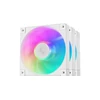DeepCool Cooler 12cm - FD12 ARGB WH( (3in1) (27,6dB; max. 109,07 m3/h; 3pin csat; hydro bearing, ház hűtésre, PWM, fehé)